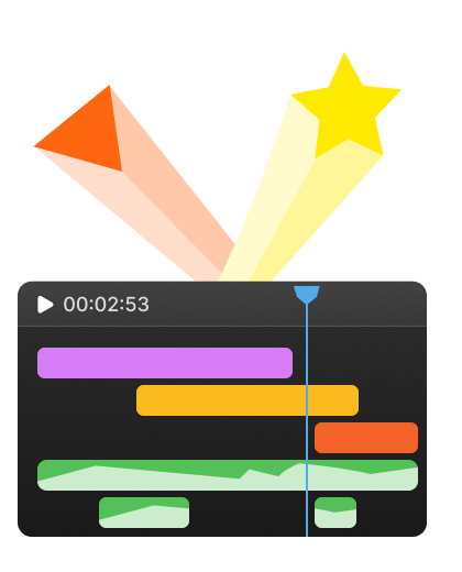 Fully customizable vector animation of a timeline created by Show Starters